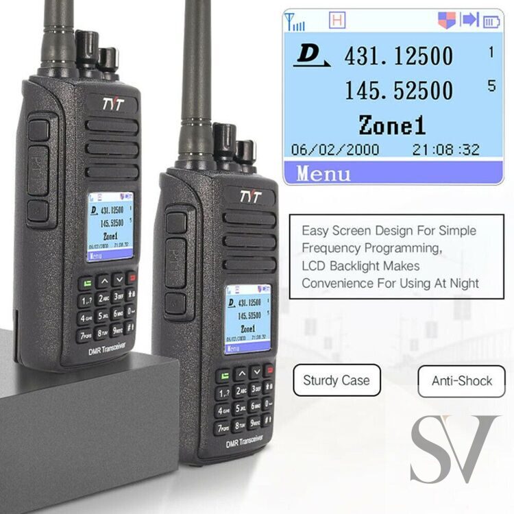 Фото 2 - Рация цифровая TYT MD-UV390 DMR AES256 Type-C 5 Вт